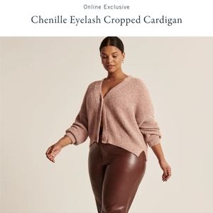 Abercrombie Chenille Cropped Cardigan